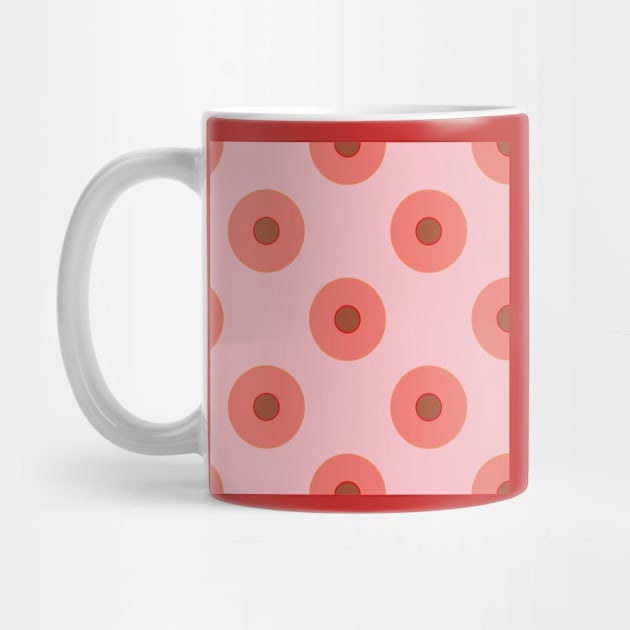 Pink vintage duplo dots by YamyMorrell